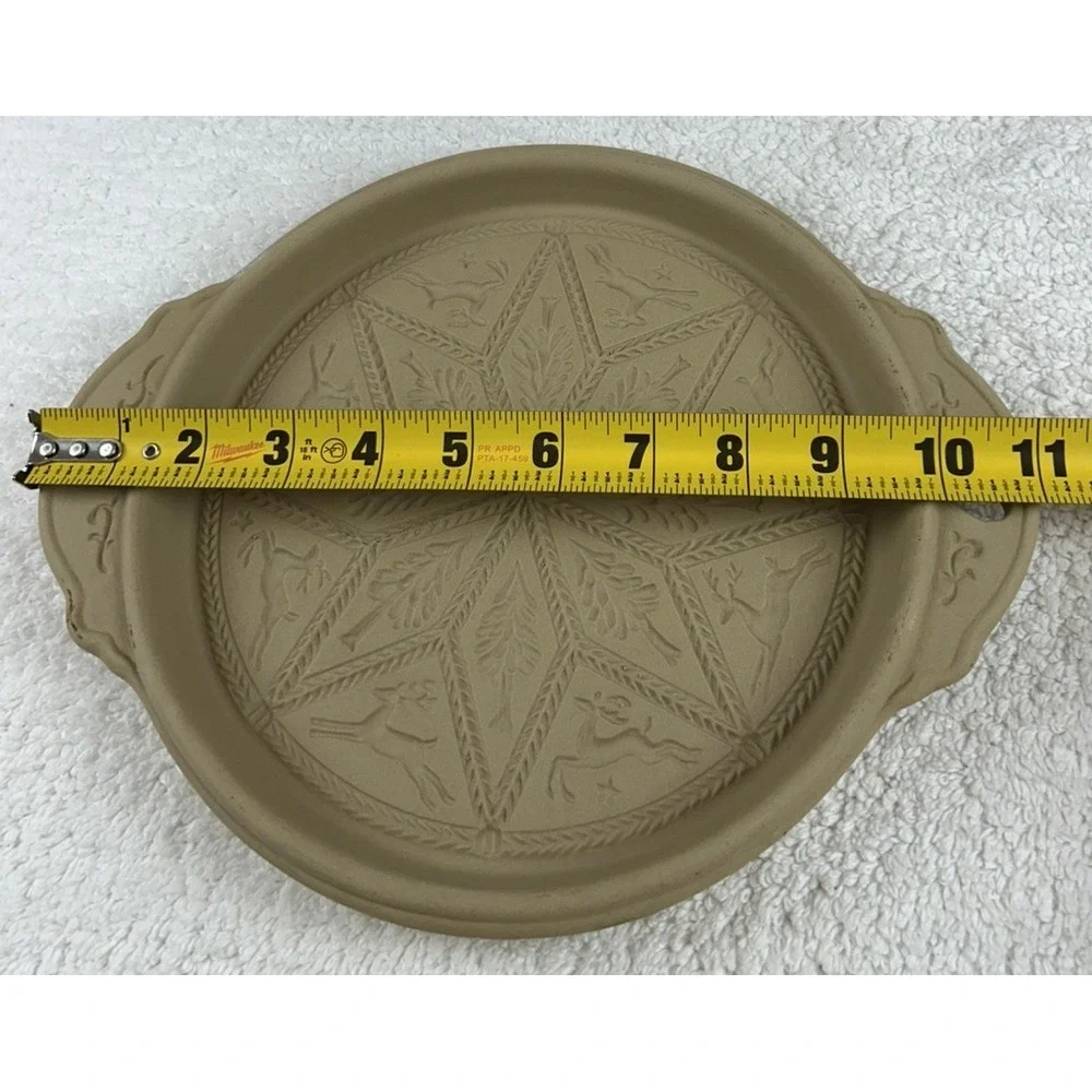Vtg Brown Bag Cookie Art Shortbread Mold 9